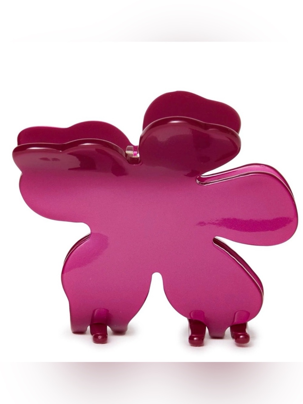 Lele Sadoughi RASPBERRY LILY Claw Clip - NWT